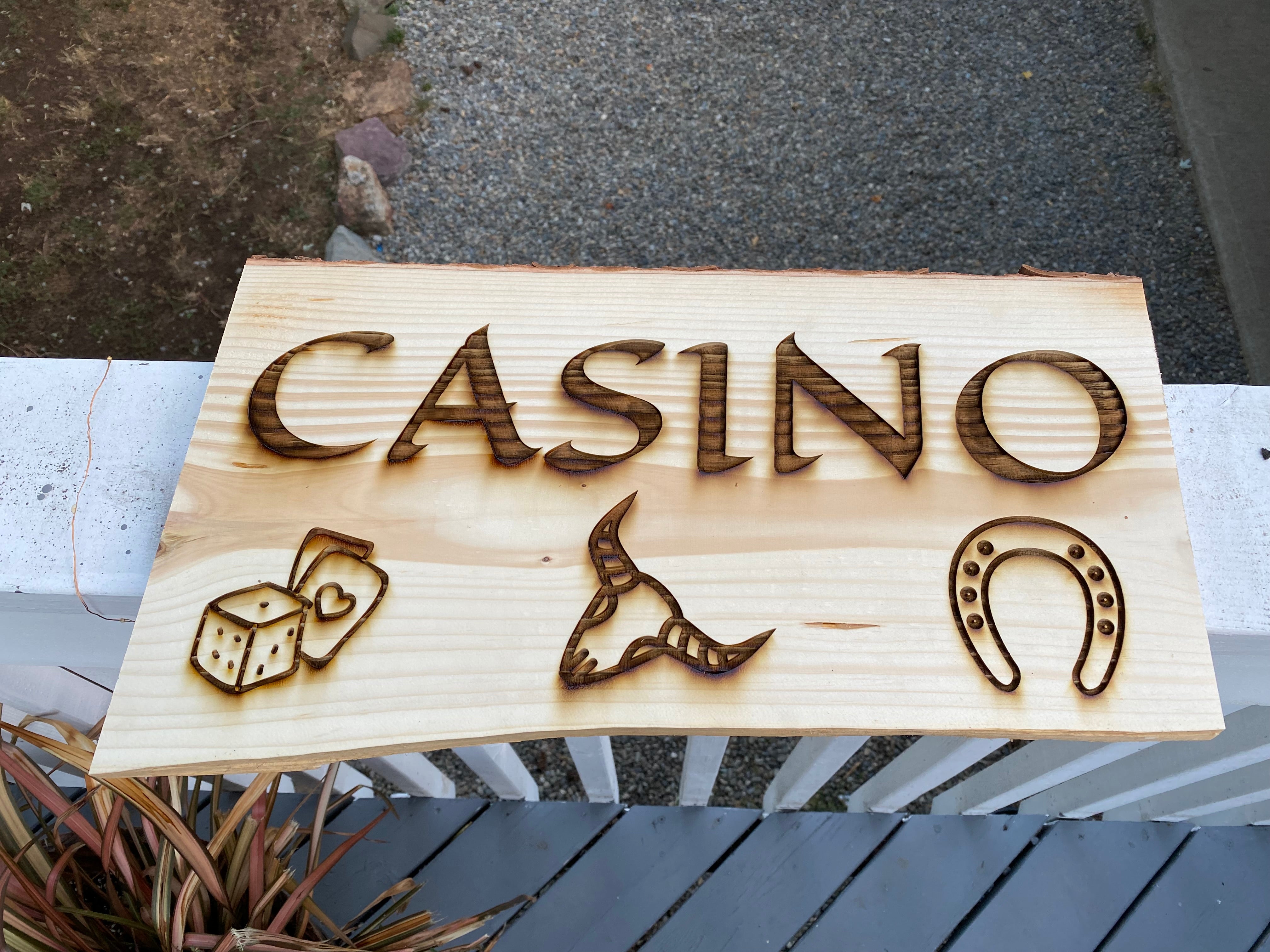 Customizable Live Edge Wood Sign