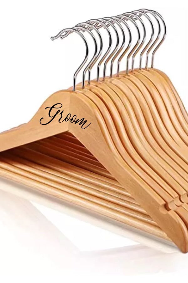 BLANK WOODEN HANGER